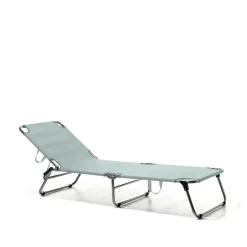 Tumbona Amigo, Tela sage green-aluminio*Fiam Clearance