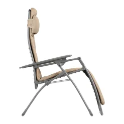 Tumbona Futura BeComfort, Dark grey-moka*Lafuma Clearance