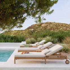 Tumbona Jack outdoor teak, Sin cojín*Ethnicraft Clearance