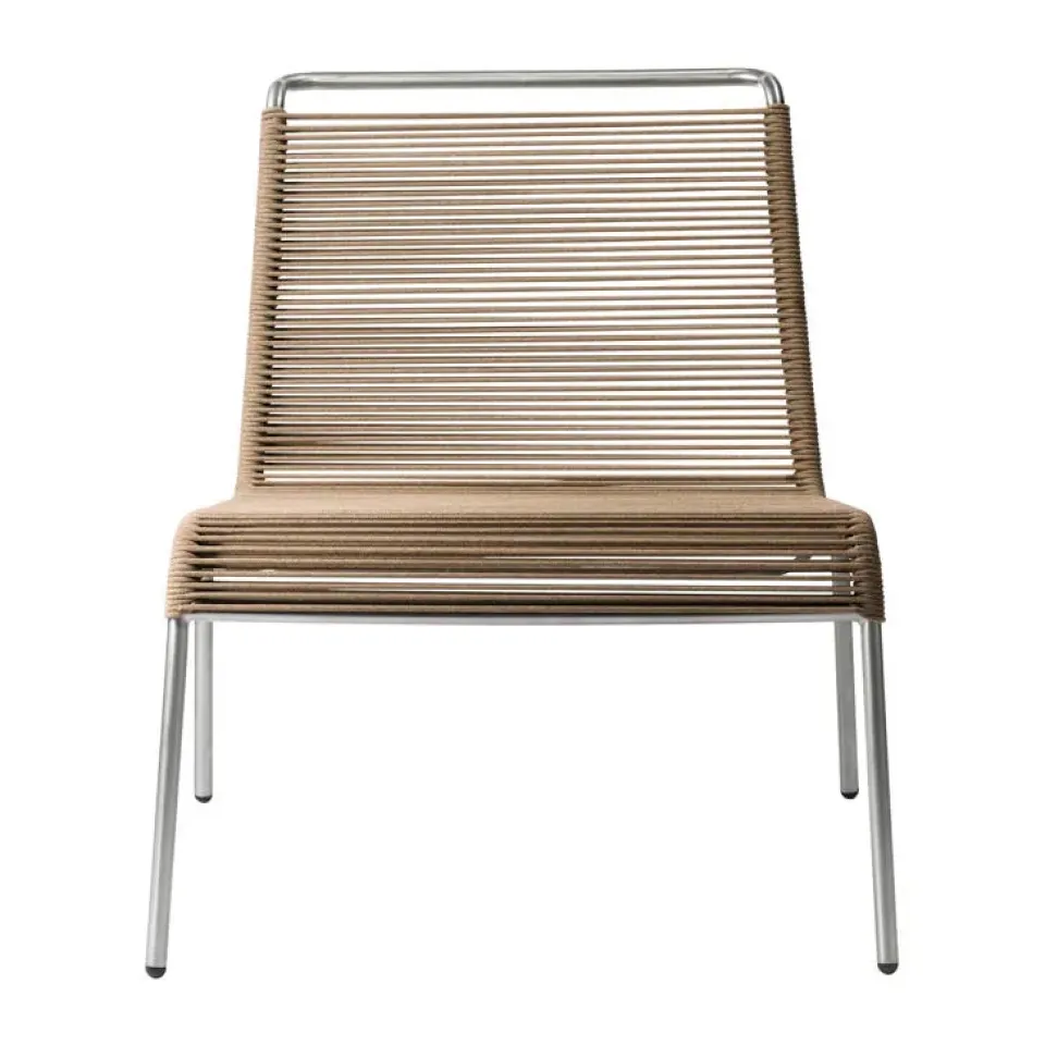 Tumbona M20L Teglgaard Lounge Cord, Acero inoxidable mixto*FDB Møbler Discount