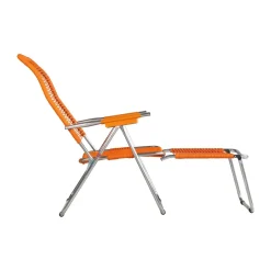 Tumbona Spaghetti con reposapiés, Orange*Fiam Clearance