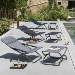 Tumbona Transabed BeComfort, Becomfort dark grey*Lafuma