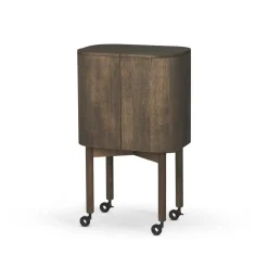 Vitrina bar con ruedas Loud , Smoked oak*Northern Outlet
