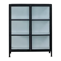 Vitrina Depot 90x40x110 cm, Black-white*Lene Bjerre Discount