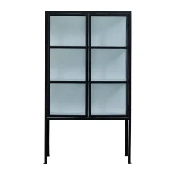 Vitrina Depot 85x40x150 cm, Black-white*Lene Bjerre Outlet