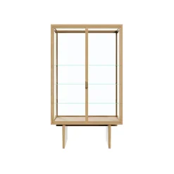Vitrina Private, Vidrio, roble teñido claro*GUBI New