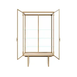 Vitrina Private, Vidrio, roble teñido claro*GUBI New