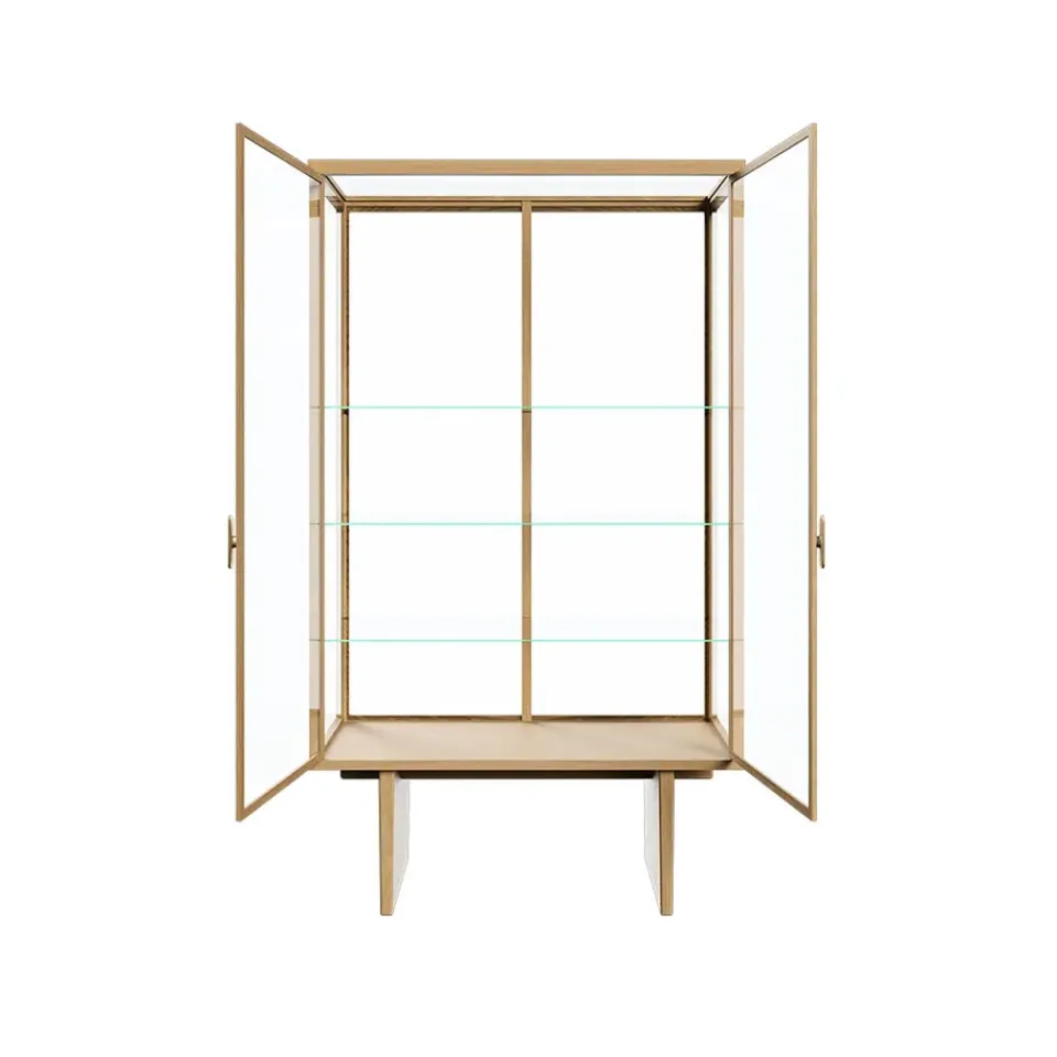 Vitrina Private, Vidrio, roble teñido claro*GUBI New