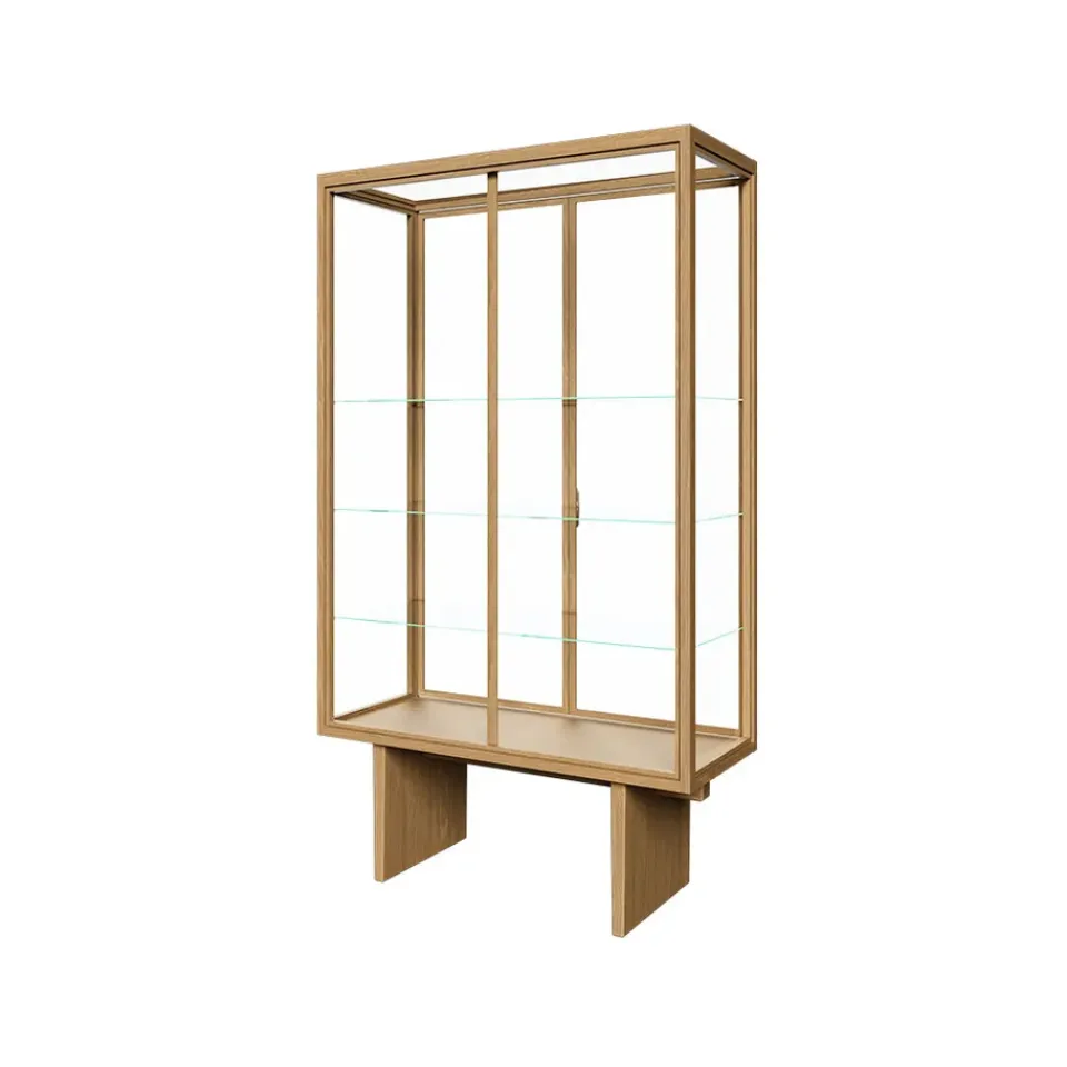 Vitrina Private, Vidrio, roble teñido claro*GUBI New