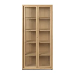 Vitrina Reed 70x155 cm, Natural oak*Ferm Living Outlet