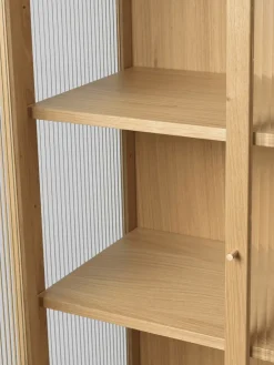 Vitrina Reed 70x155 cm, Natural oak*Ferm Living Outlet