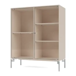 Vitrina Ripple II 69,6x82,2x30 cm, Clay-ben chrome*Montana Best