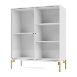 Vitrina Ripple II 69,6x82,2x30 cm, NewWhite-ben brass*Montana Online
