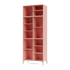 Vitrina Ripple IV 69,6x187,2x38 cm, Ruby-ben brass*Montana Outlet