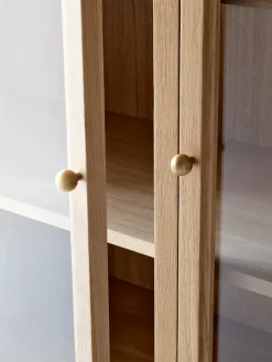 Vitrina Trace SC88 120x192x40 cm, Natural naturalal oak*&Tradition Best